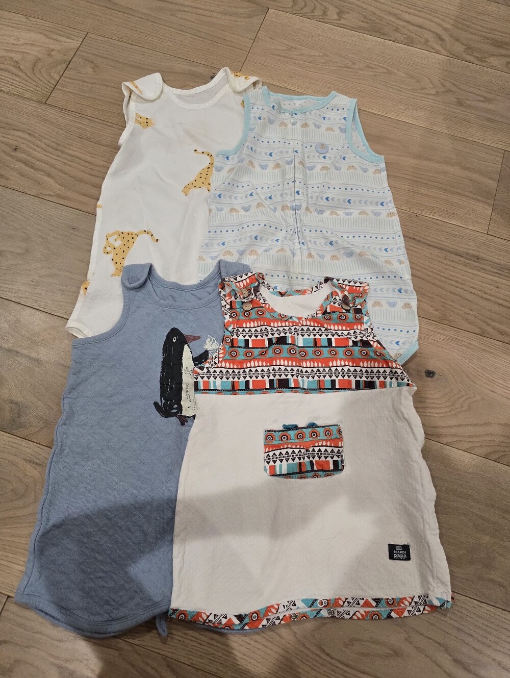 GUC Assorted Baby Sleeveless Sleepers